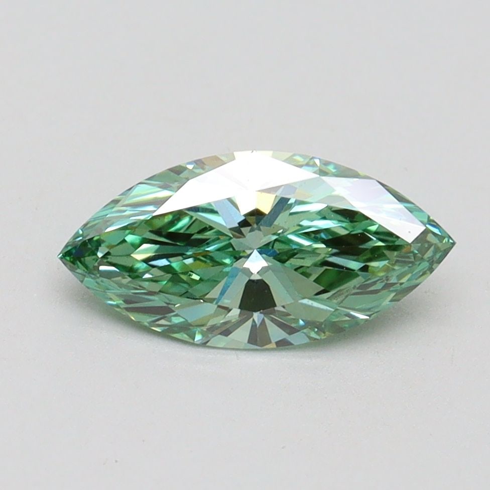 Loose Diamond - MARQUISE 1.02ct Fancy Vivid Green VS1 (1 of 1)