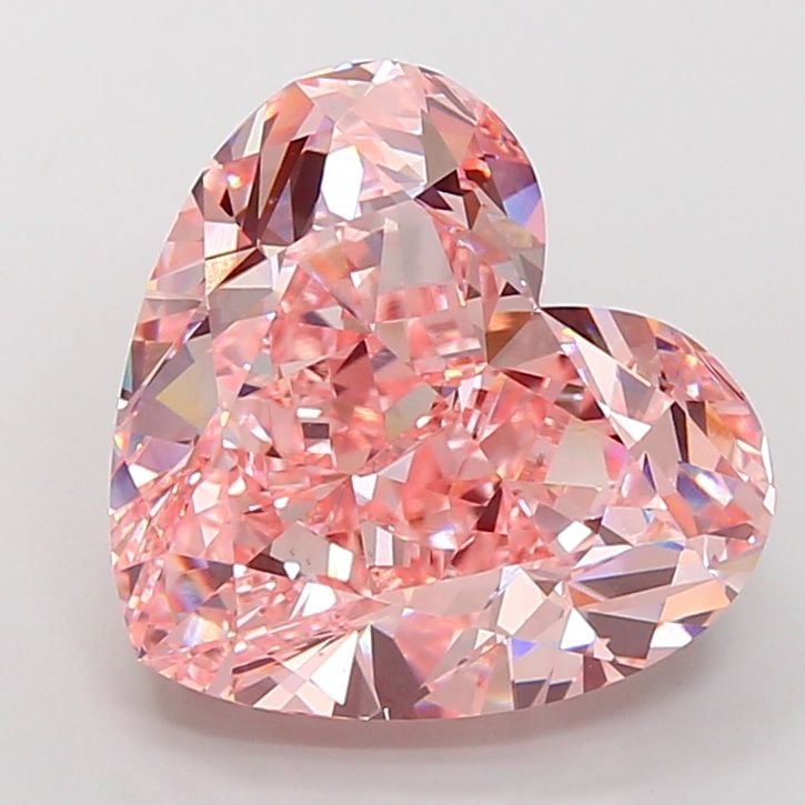 Loose Diamond - HEART 20.78ct Fancy Intense Pink VVS2: Loose Diamond - HEART 20.78ct Fancy Intense Pink VVS2 Source: This is a real non-mined Diamond that has been grown in a lab Shape: HEART Carats: 20.78 Color: Fancy Intense Pink Certification: IGI Vide