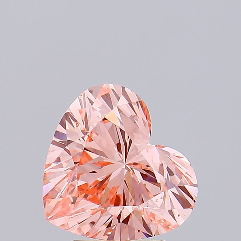 Loose Diamond - HEART 3.01ct Fancy Vivid Pink VVS2: Loose Diamond - HEART 3.01ct Fancy Vivid Pink VVS2 Source: This is a real non-mined Diamond that has been grown in a lab Shape: HEART Carats: 3.01 Color: Fancy Vivid Pink Certification: IGI Video: