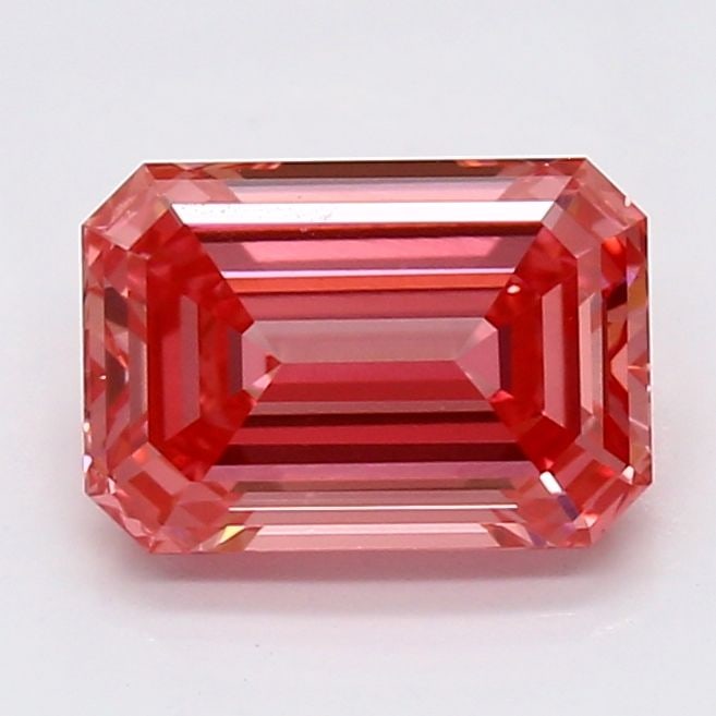 Loose Diamond - EMERALD 1.06ct Purple VVS2: Loose Diamond - EMERALD 1.06ct Purple VVS2 Source: This is a real non-mined Diamond that has been grown in a lab Shape: EMERALD Carats: 1.06 Color: Purple Certification: NONE Video: