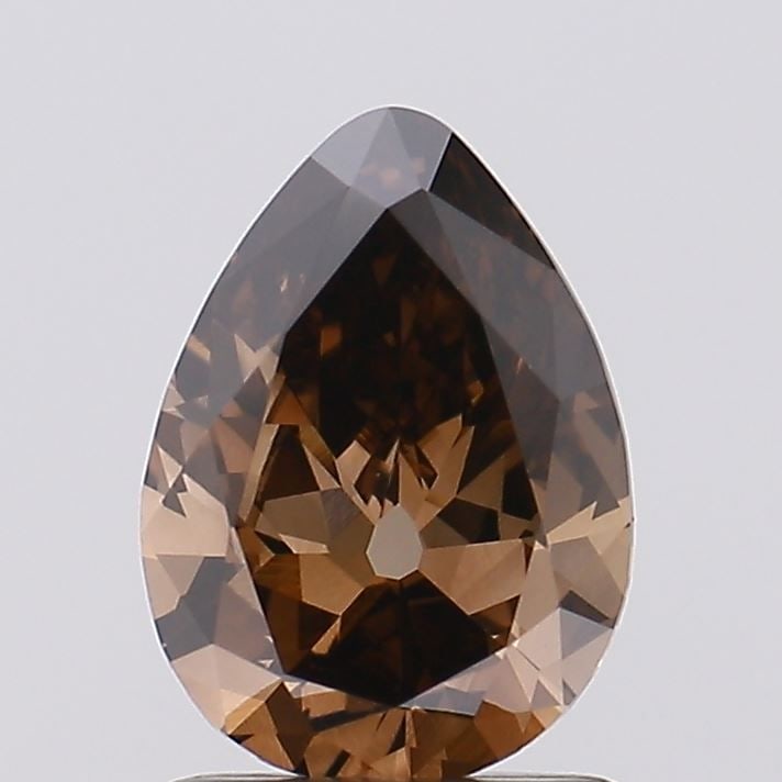 Loose Diamond - PEAR 1.0ct Fancy Deep Brown VVS2: Loose Diamond - PEAR 1.0ct Fancy Deep Brown VVS2 Source: This is a real non-mined Diamond that has been grown in a lab Shape: PEAR Carats: 1.0 Color: Fancy Deep Brown Certification: IGI Video: