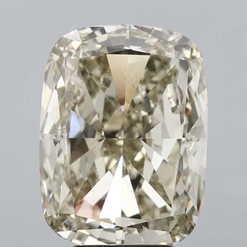 Loose Diamond - CUSHION MODIFIED 5.38ct Fancy Light Yellow VVS2: Loose Diamond - CUSHION MODIFIED 5.38ct Fancy Light Yellow VVS2 Source: This is a real non-mined Diamond that has been grown in a lab Shape: CUSHION MODIFIED Carats: 5.38 Color: Fancy Light Yellow Cer