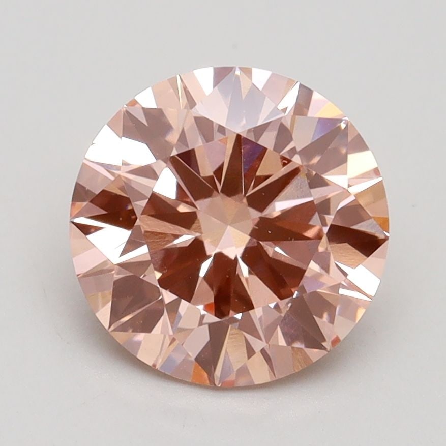 Loose Diamond - ROUND 2.12ct Fancy Intense Pink VS1: Loose Diamond - ROUND 2.12ct Fancy Intense Pink VS1 Source: This is a real non-mined Diamond that has been grown in a lab Shape: ROUND Carats: 2.12 Color: Fancy Intense Pink Certification: IGI Video: