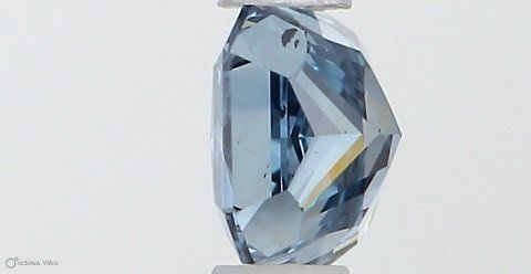 Loose Diamond - RADIANT 0.43ct Fancy Vivid Blue SI2 (1 of 1)