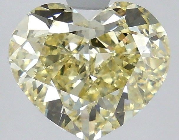 Loose Diamond - HEART 3.24ct Fancy Yellow VS1: Loose Diamond - HEART 3.24ct Fancy Yellow VS1 Source: This is a real non-mined Diamond that has been grown in a lab Shape: HEART Carats: 3.24 Color: Fancy Yellow Certification: IGI Video: