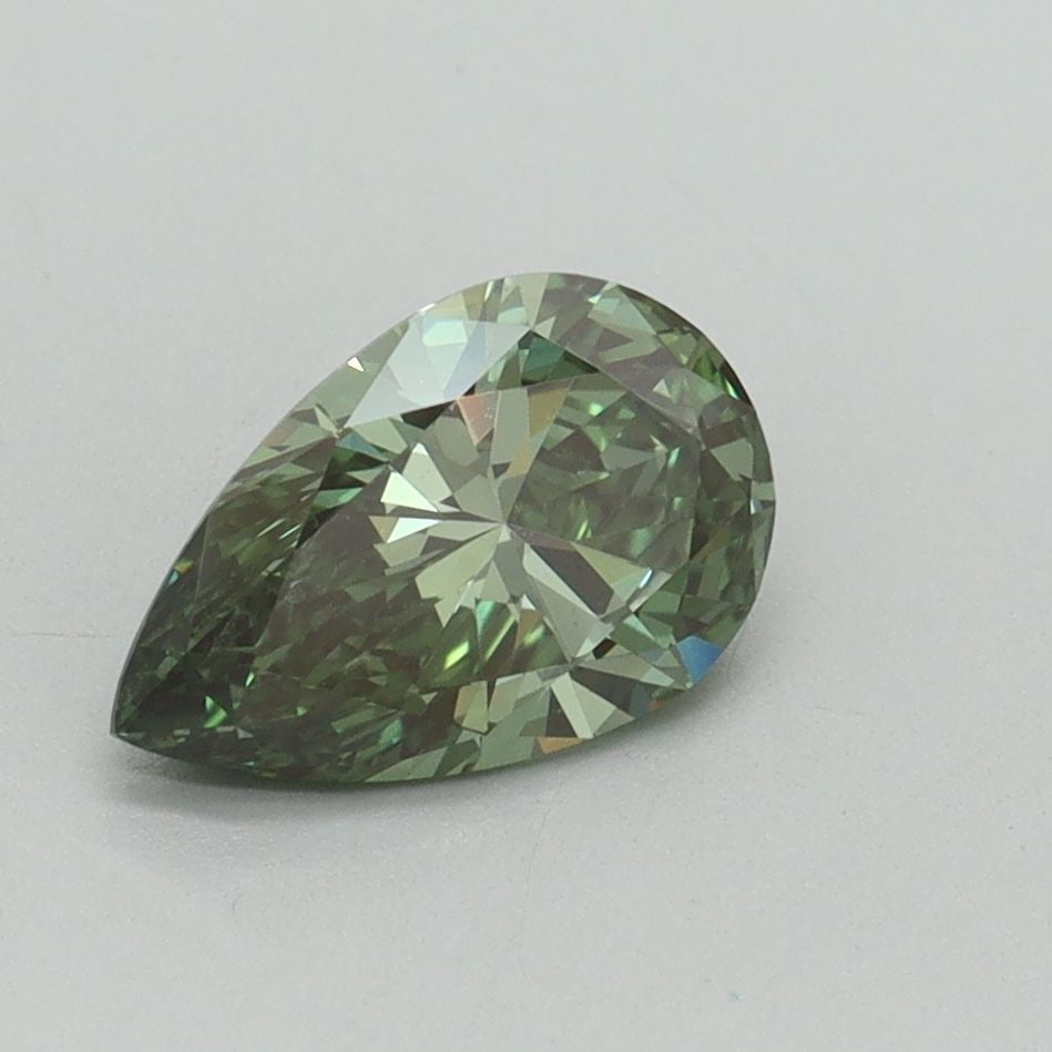 Loose Diamond - PEAR 1.02ct Fancy Vivid Green VVS2 (1 of 1)