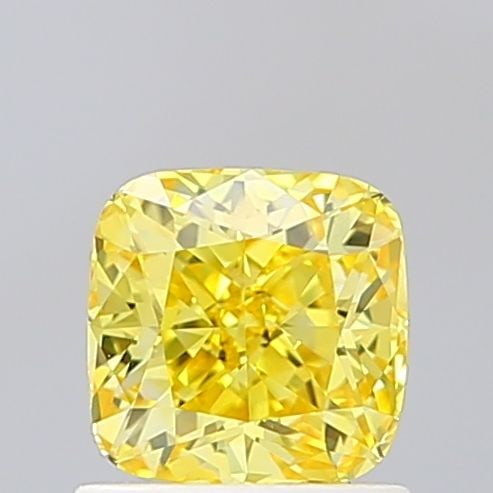 Loose Diamond - CUSHION MODIFIED 1.1ct Fancy Vivid Yellow VVS2: Loose Diamond - CUSHION MODIFIED 1.1ct Fancy Vivid Yellow VVS2 Source: This is a real non-mined Diamond that has been grown in a lab Shape: CUSHION MODIFIED Carats: 1.1 Color: Fancy Vivid Yellow