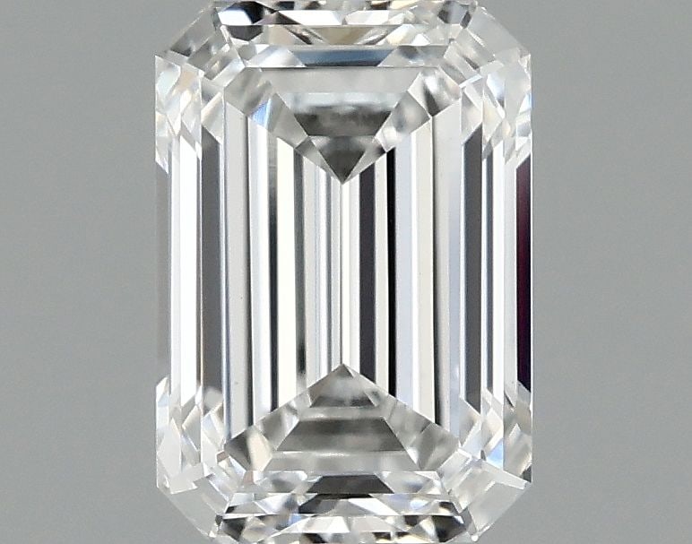 Loose Diamond - EMERALD 0.98ct E VVS2: Loose Diamond - EMERALD 0.98ct E VVS2 Source: This is a real non-mined Diamond that has been grown in a lab Shape: EMERALD Carats: 0.98 Color: E Clarity: VVS2 Certification: IGI Video: