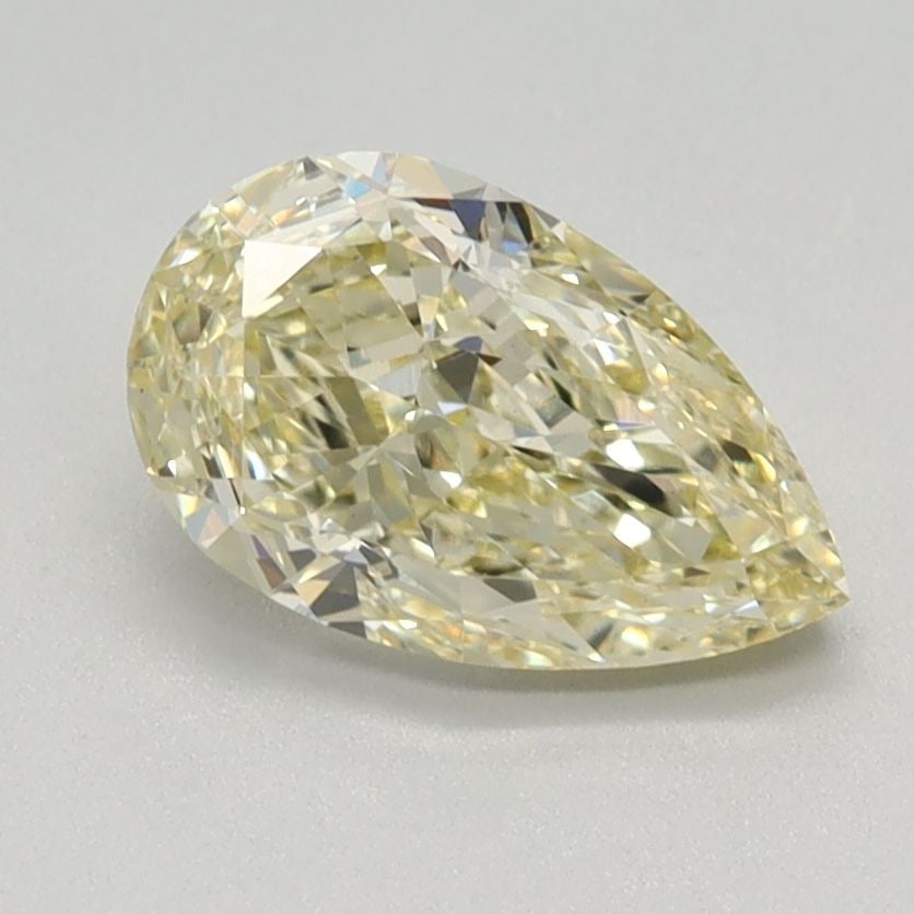 Loose Diamond - PEAR 1.13ct Fancy Light Yellow VS1: Loose Diamond - PEAR 1.13ct Fancy Light Yellow VS1 Source: This is a real non-mined Diamond that has been grown in a lab Shape: PEAR Carats: 1.13 Color: Fancy Light Yellow Certification: IGI Video: