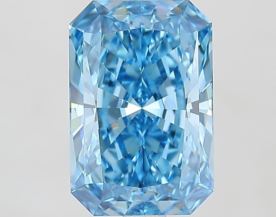 Loose Diamond - RADIANT 2.71ct Fancy Vivid Blue VVS2: Loose Diamond - RADIANT 2.71ct Fancy Vivid Blue VVS2 Source: This is a real non-mined Diamond that has been grown in a lab Shape: RADIANT Carats: 2.71 Color: Fancy Vivid Blue Certification: IGI