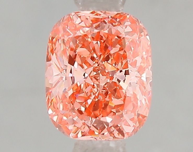 Loose Diamond - CUSHION BRILLIANT 1.08ct Fancy Vivid Pink VS1: Loose Diamond - CUSHION BRILLIANT 1.08ct Fancy Vivid Pink VS1 Source: This is a real non-mined Diamond that has been grown in a lab Shape: CUSHION BRILLIANT Carats: 1.08 Color: Fancy Vivid Pink