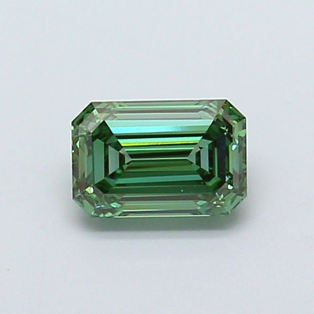 Loose Diamond - EMERALD 1.04ct Fancy Vivid Green VVS1 (1 of 1)