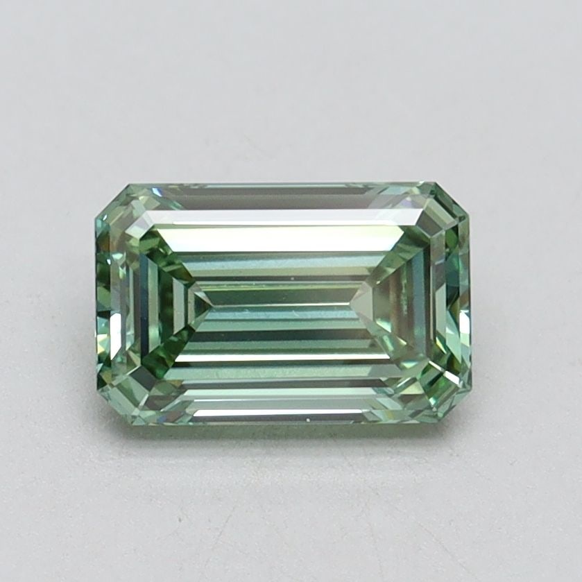Loose Diamond - EMERALD 1.0ct Fancy Vivid Green VVS2 (1 of 1)