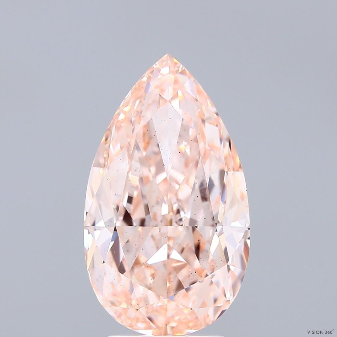 Loose Diamond - PEAR 5.04ct Fancy Intense Pink VS2: Loose Diamond - PEAR 5.04ct Fancy Intense Pink VS2 Source: This is a real non-mined Diamond that has been grown in a lab Shape: PEAR Carats: 5.04 Color: Fancy Intense Pink Certification: IGI Video: