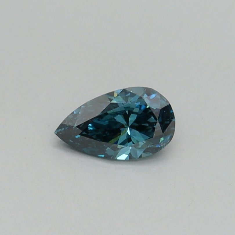 Loose Diamond - PEAR 0.22ct Fancy Deep Greenish Blue VS2: Loose Diamond - PEAR 0.22ct Fancy Deep Greenish Blue VS2 Source: This is a real non-mined Diamond that has been grown in a lab Shape: PEAR Carats: 0.22 Color: Fancy Deep Greenish Blue Certification: