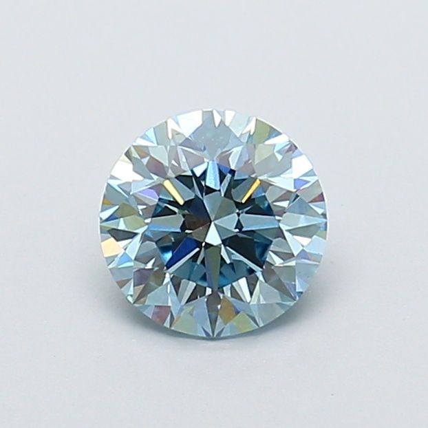 Loose Diamond - ROUND 1.0ct Fancy Intense Blue VS1: Loose Diamond - ROUND 1.0ct Fancy Intense Blue VS1 Source: This is a real non-mined Diamond that has been grown in a lab Shape: ROUND Carats: 1.0 Color: Fancy Intense Blue Certification: IGI The
