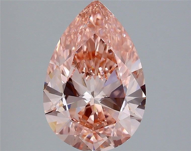 Loose Diamond - PEAR 3.01ct Fancy Vivid Pink VVS2 (1 of 1)