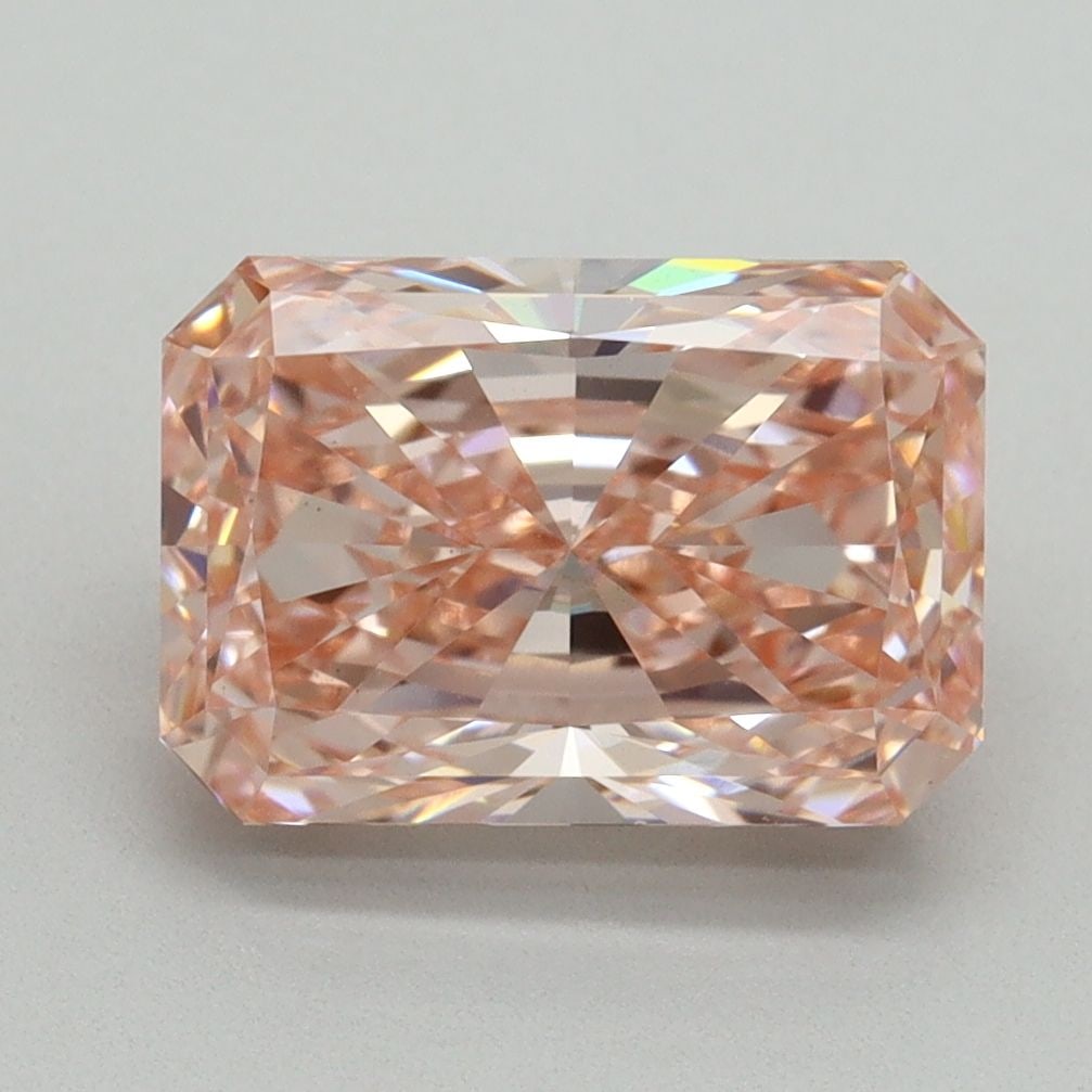 Loose Diamond - RADIANT 3.09ct Fancy Intense Pink VS1: Loose Diamond - RADIANT 3.09ct Fancy Intense Pink VS1 Source: This is a real non-mined Diamond that has been grown in a lab Shape: RADIANT Carats: 3.09 Color: Fancy Intense Pink Certification: IGI