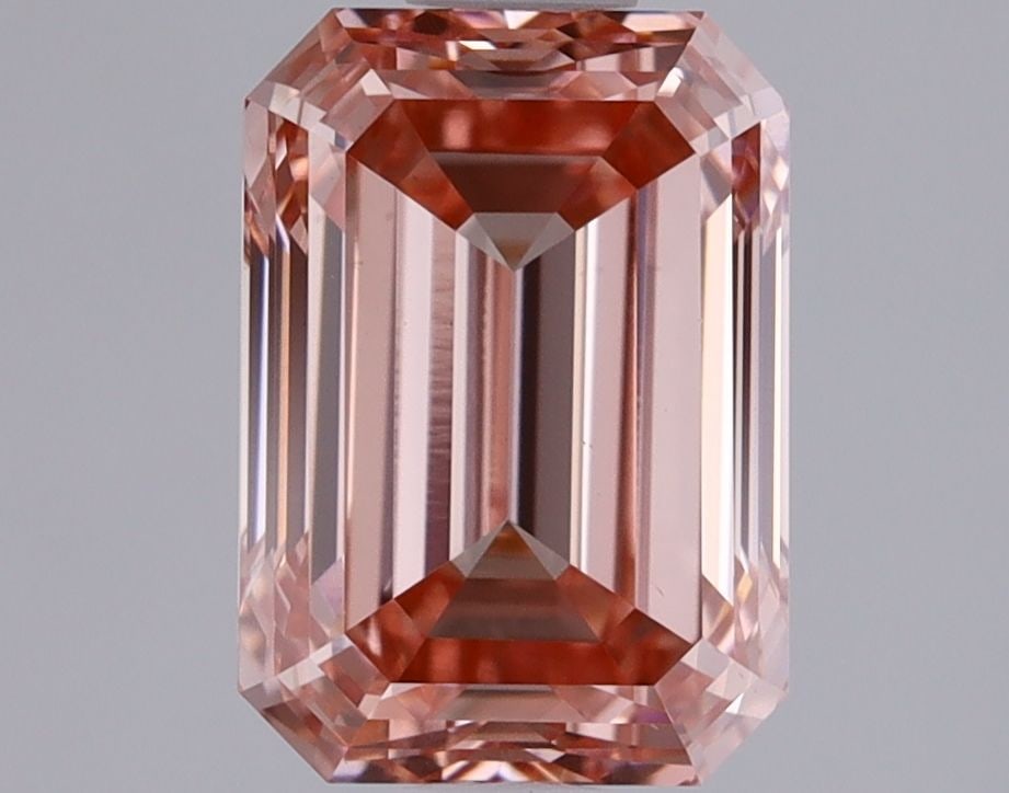 Loose Diamond - EMERALD 1.44ct Fancy Intense Pink VS1 (1 of 1)