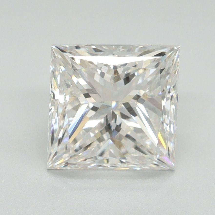 Loose Diamond - PRINCESS 2.1ct F VS1: Loose Diamond - PRINCESS 2.1ct F VS1 Source: This is a real non-mined Diamond that has been grown in a lab Shape: PRINCESS Carats: 2.1 Color: F Clarity: VS1 Certification: NONE Video: Video Link 