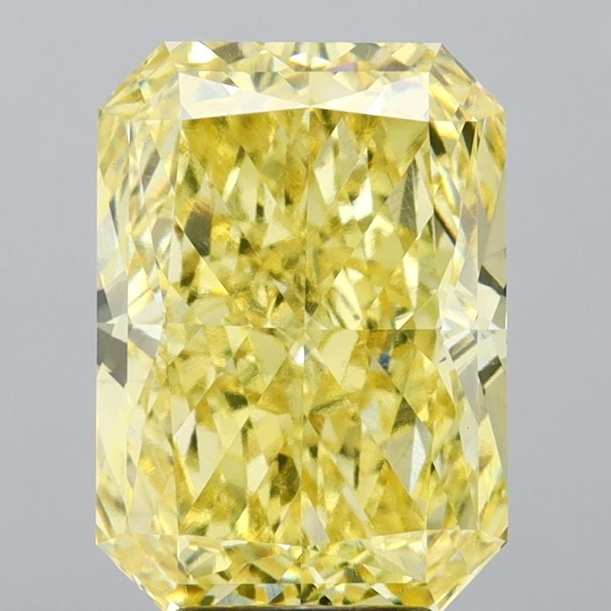Loose Diamond - RADIANT 6.03ct Fancy Intense Yellow VS1: Loose Diamond - RADIANT 6.03ct Fancy Intense Yellow VS1 Source: This is a real non-mined Diamond that has been grown in a lab Shape: RADIANT Carats: 6.03 Color: Fancy Intense Yellow Certification: