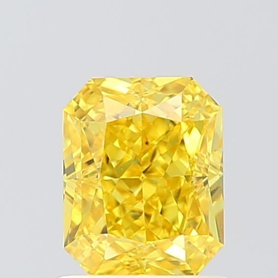 Loose Diamond - RADIANT 1.05ct Fancy Vivid Yellow VS1: Loose Diamond - RADIANT 1.05ct Fancy Vivid Yellow VS1 Source: This is a real non-mined Diamond that has been grown in a lab Shape: RADIANT Carats: 1.05 Color: Fancy Vivid Yellow Certification: IGI