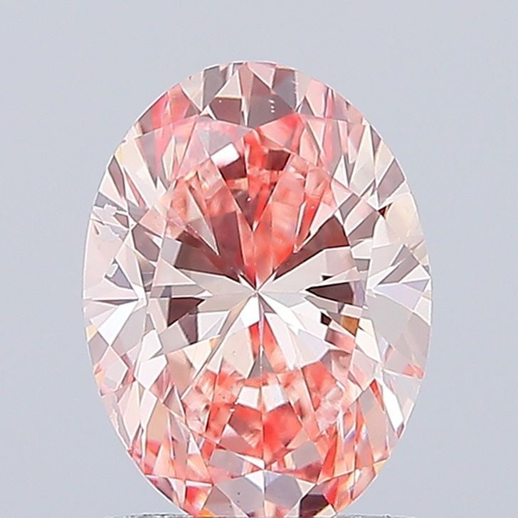 Loose Diamond - OVAL 1.55ct Fancy Intense Pink VS1: Loose Diamond - OVAL 1.55ct Fancy Intense Pink VS1 Source: This is a real non-mined Diamond that has been grown in a lab Shape: OVAL Carats: 1.55 Color: Fancy Intense Pink Certification: IGI Video: