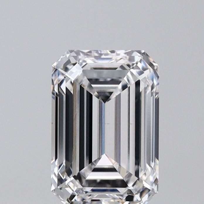 Loose Diamond - EMERALD 1.51ct E VVS2: Loose Diamond - EMERALD 1.51ct E VVS2 Source: This is a real non-mined Diamond that has been grown in a lab Shape: EMERALD Carats: 1.51 Color: E Clarity: VVS2 Certification: IGI Video: