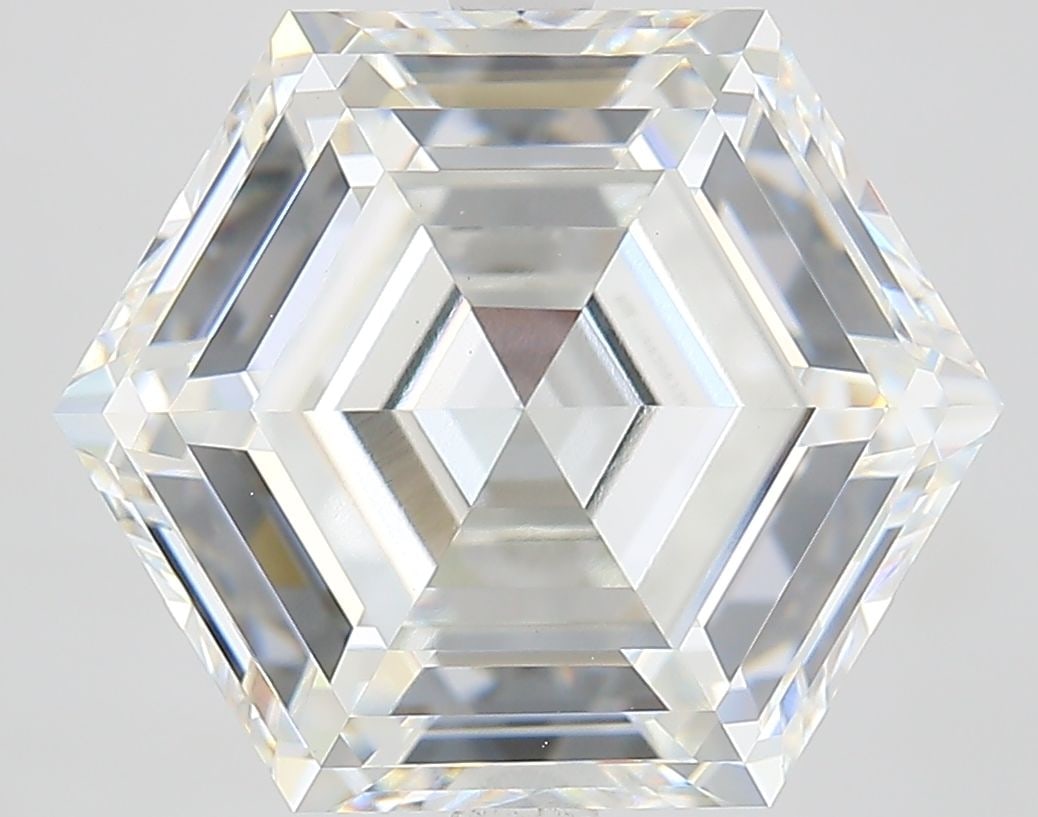 Loose Diamond - HEXAGONAL 8.24ct E VS1: Loose Diamond - HEXAGONAL 8.24ct E VS1 Source: This is a real non-mined Diamond that has been grown in a lab Shape: HEXAGONAL Carats: 8.24 Color: E Clarity: VS1 Certification: IGI Video: