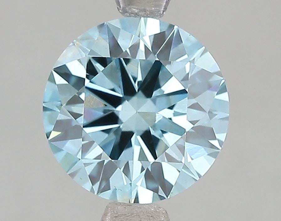 Ideal Loose Diamond - ROUND 2.03ct Fancy Vivid Blue VS2: Ideal Loose Diamond - ROUND 2.03ct Fancy Vivid Blue VS2 Source: This is a real non-mined Diamond that has been grown in a lab Shape: ROUND Carats: 2.03 Color: Fancy Vivid Blue Certification: IGI