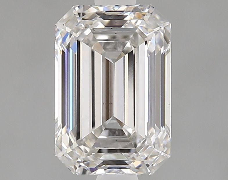 Loose Diamond - EMERALD 2.03ct F VS1: Loose Diamond - EMERALD 2.03ct F VS1 Source: This is a real non-mined Diamond that has been grown in a lab Shape: EMERALD Carats: 2.03 Color: F Clarity: VS1 Certification: IGI Video: