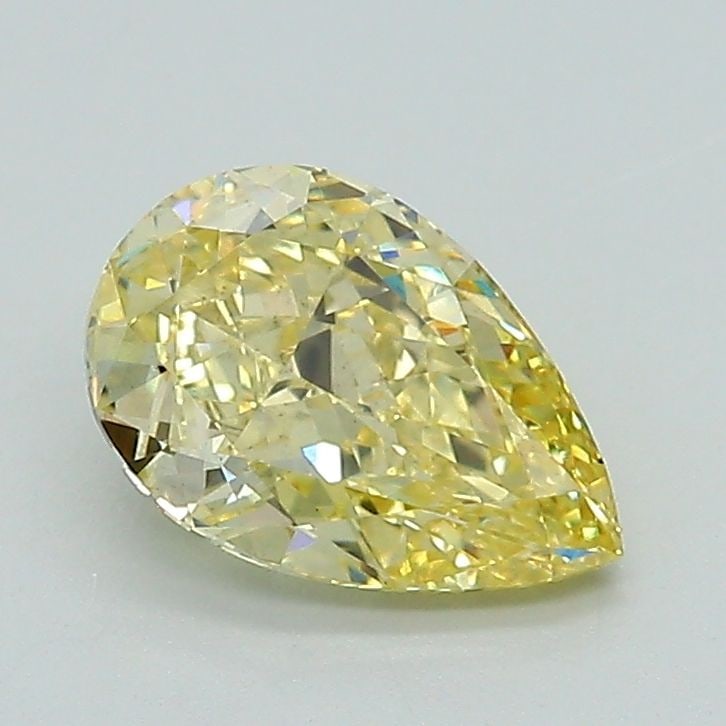 Loose Diamond - PEAR 1.2ct Fancy Intense Yellow VS2: Loose Diamond - PEAR 1.2ct Fancy Intense Yellow VS2 Source: This is a real non-mined Diamond that has been grown in a lab Shape: PEAR Carats: 1.2 Color: Fancy Intense Yellow Certification: IGI