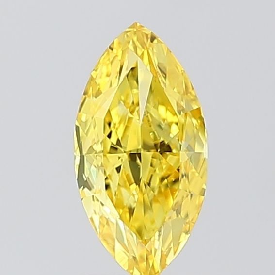 Loose Diamond - MARQUISE 1.07ct Fancy Vivid Yellow VVS1: Loose Diamond - MARQUISE 1.07ct Fancy Vivid Yellow VVS1 Source: This is a real non-mined Diamond that has been grown in a lab Shape: MARQUISE Carats: 1.07 Color: Fancy Vivid Yellow Certification: