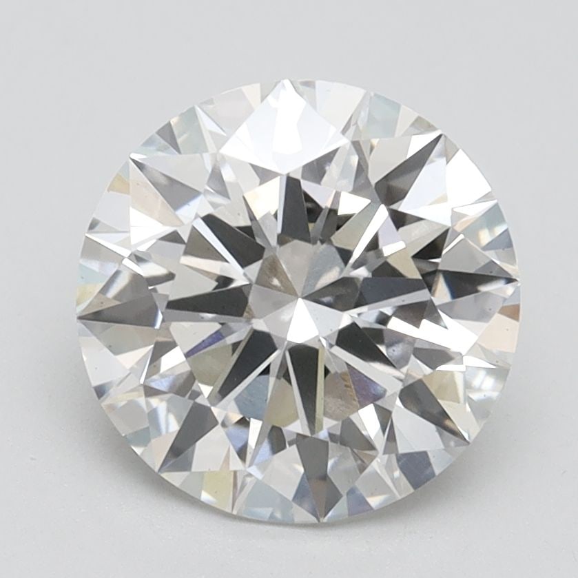 Ideal Loose Diamond - ROUND 2.43ct F VS2: Ideal Loose Diamond - ROUND 2.43ct F VS2 Source: This is a real non-mined Diamond that has been grown in a lab Shape: ROUND Carats: 2.43 Color: F Clarity: VS2 Certification: IGI Video: