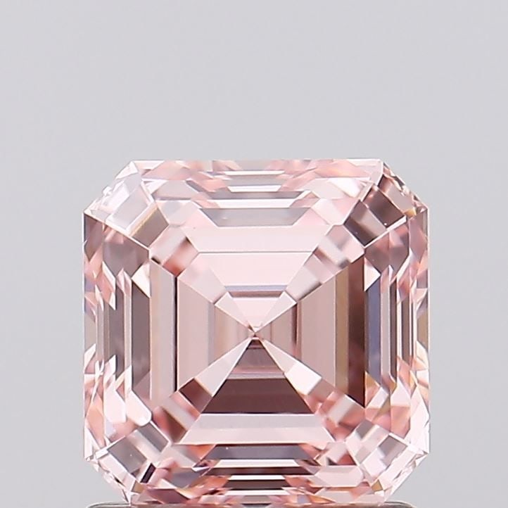 Loose Diamond - SQUARE EMERALD 1.15ct Fancy Intense Pink VVS2: Loose Diamond - SQUARE EMERALD 1.15ct Fancy Intense Pink VVS2 Source: This is a real non-mined Diamond that has been grown in a lab Shape: SQUARE EMERALD Carats: 1.15 Color: Fancy Intense Pink