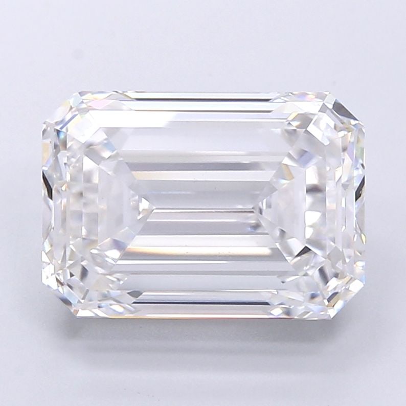 Loose Diamond - EMERALD 8.01ct E VVS2: Loose Diamond - EMERALD 8.01ct E VVS2 Source: This is a real non-mined Diamond that has been grown in a lab Shape: EMERALD Carats: 8.01 Color: E Clarity: VVS2 Certification: IGI Video: Video Link 