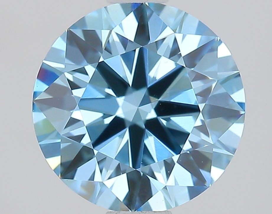 Ideal Loose Diamond - ROUND 1.26ct Fancy Vivid Blue VVS2: Ideal Loose Diamond - ROUND 1.26ct Fancy Vivid Blue VVS2 Source: This is a real non-mined Diamond that has been grown in a lab Shape: ROUND Carats: 1.26 Color: Fancy Vivid Blue Certification: IGI
