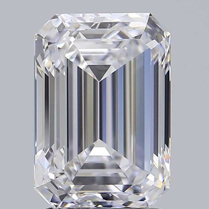 Loose Diamond - EMERALD 2.52ct E VVS1: Loose Diamond - EMERALD 2.52ct E VVS1 Source: This is a real non-mined Diamond that has been grown in a lab Shape: EMERALD Carats: 2.52 Color: E Clarity: VVS1 Certification: IGI Video: