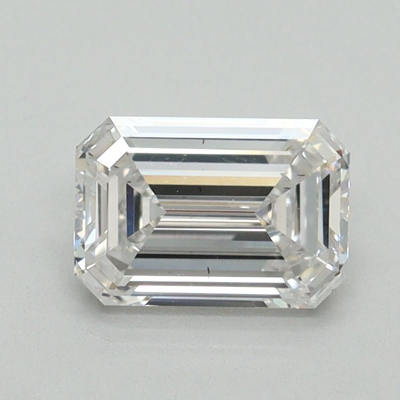 Loose Diamond - EMERALD 1.18ct E VS2: Loose Diamond - EMERALD 1.18ct E VS2 Source: This is a real non-mined Diamond that has been grown in a lab Shape: EMERALD Carats: 1.18 Color: E Clarity: VS2 Certification: NONE Video:
