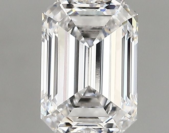 Loose Diamond - EMERALD 1.44ct E VVS2: Loose Diamond - EMERALD 1.44ct E VVS2 Source: This is a real non-mined Diamond that has been grown in a lab Shape: EMERALD Carats: 1.44 Color: E Clarity: VVS2 Certification: IGI Video: