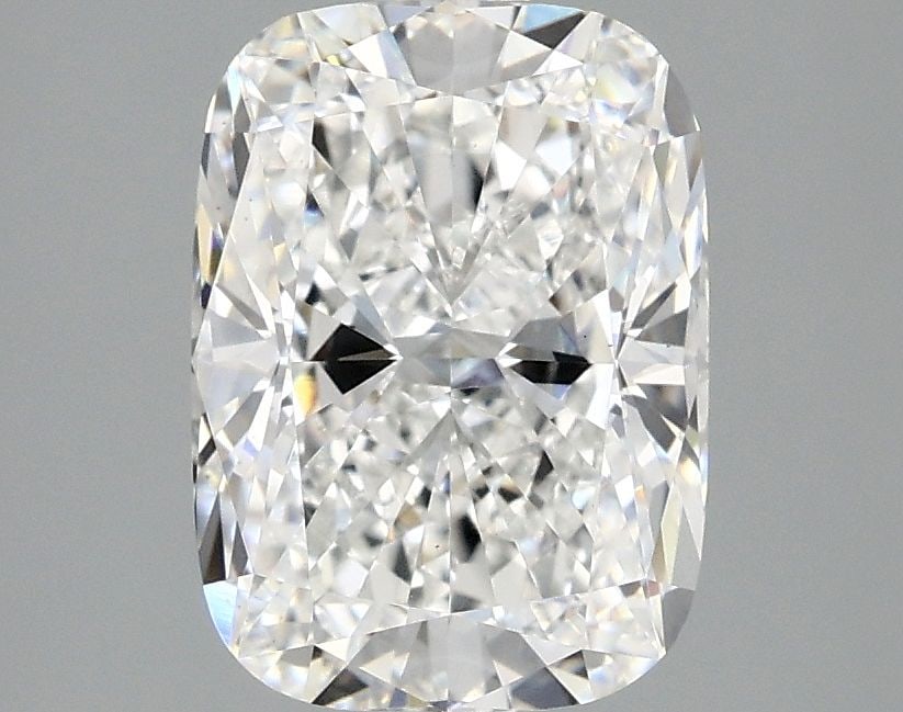 Loose Diamond - CUSHION MODIFIED 2.57ct E VS1: Loose Diamond - CUSHION MODIFIED 2.57ct E VS1 Source: This is a real non-mined Diamond that has been grown in a lab Shape: CUSHION MODIFIED Carats: 2.57 Color: E Clarity: VS1 Certification: IGI Video:
