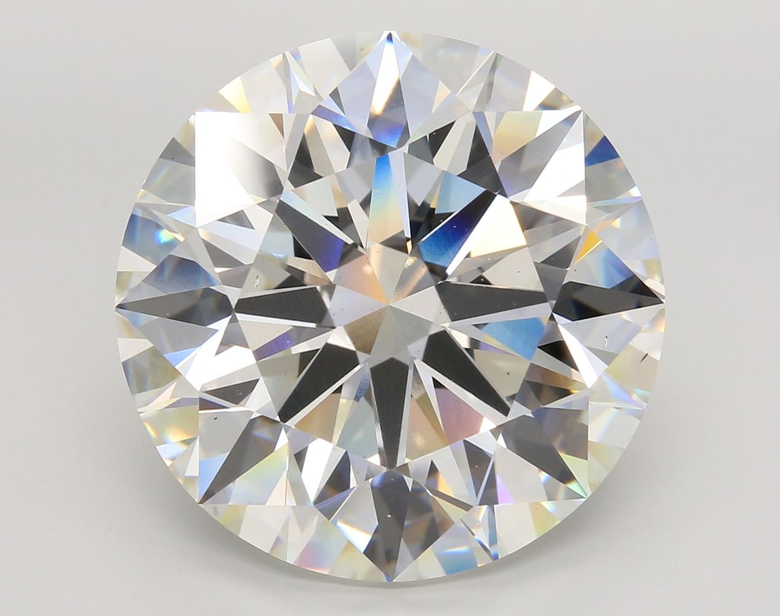 Ideal Loose Diamond - ROUND 25.62ct H VS1: Ideal Loose Diamond - ROUND 25.62ct H VS1 Source: This is a real non-mined Diamond that has been grown in a lab Shape: ROUND Carats: 25.62 Color: H Clarity: VS1 Certification: IGI Video: Video Link 