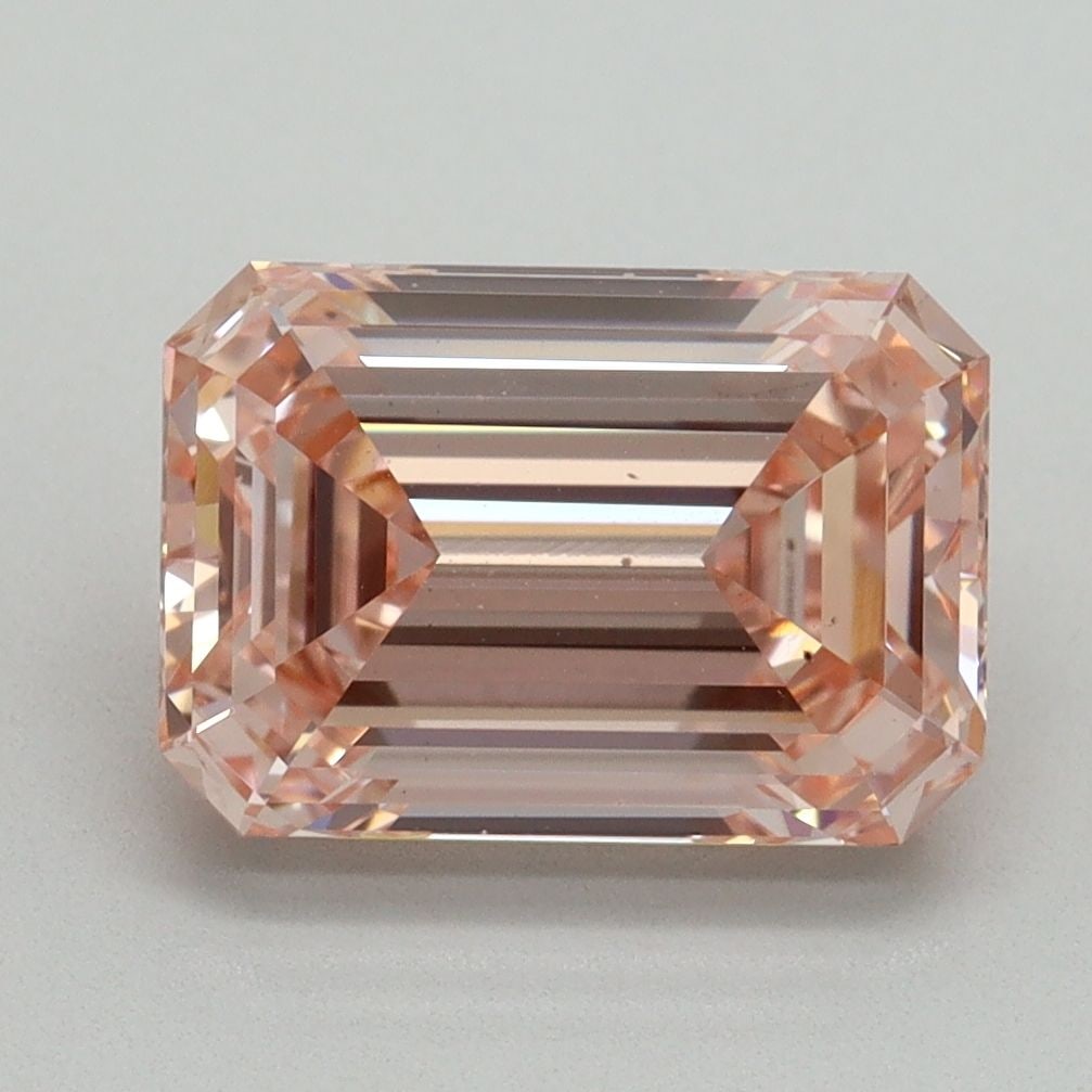 Loose Diamond - EMERALD 3.15ct Fancy Intense Pink VS2 (1 of 1)