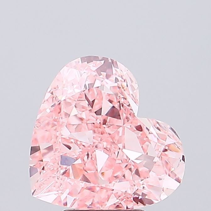 Loose Diamond - HEART 5.6ct Fancy Vivid Pink VS1: Loose Diamond - HEART 5.6ct Fancy Vivid Pink VS1 Source: This is a real non-mined Diamond that has been grown in a lab Shape: HEART Carats: 5.6 Color: Fancy Vivid Pink Certification: IGI Video: