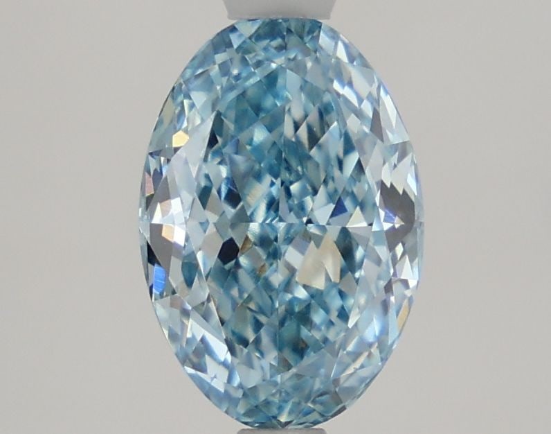 Loose Diamond - OVAL 1.8ct Fancy Vivid Blue VVS2: Loose Diamond - OVAL 1.8ct Fancy Vivid Blue VVS2 Source: This is a real non-mined Diamond that has been grown in a lab Shape: OVAL Carats: 1.8 Color: Fancy Vivid Blue Certification: IGI Video: Video