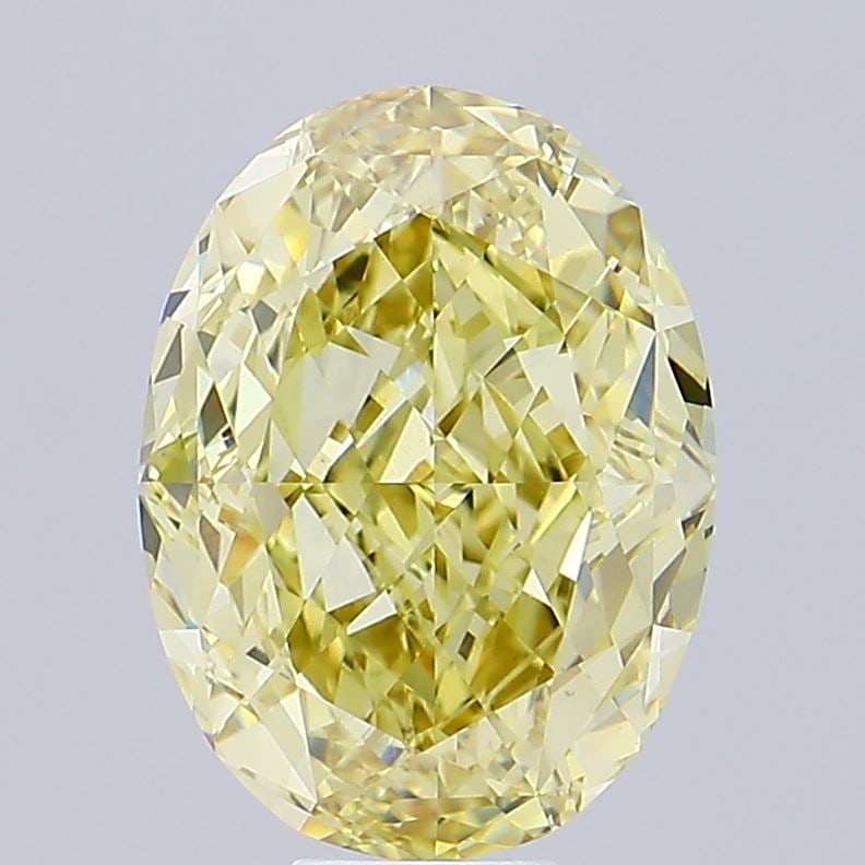 Loose Diamond - OVAL 14.01ct Fancy Intense Yellow VS1: Loose Diamond - OVAL 14.01ct Fancy Intense Yellow VS1 Source: This is a real non-mined Diamond that has been grown in a lab Shape: OVAL Carats: 14.01 Color: Fancy Intense Yellow Certification: IGI
