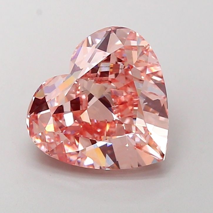 Loose Diamond - HEART 4.04ct Fancy Intense Pink VS1: Loose Diamond - HEART 4.04ct Fancy Intense Pink VS1 Source: This is a real non-mined Diamond that has been grown in a lab Shape: HEART Carats: 4.04 Color: Fancy Intense Pink Certification: IGI Video: