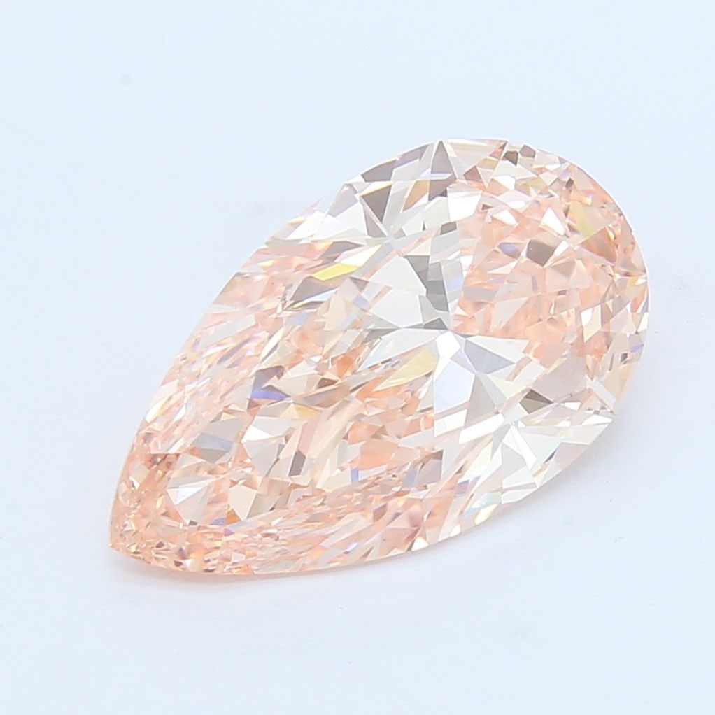 Loose Diamond - PEAR 5.53ct Fancy Vivid Pink VVS2: Loose Diamond - PEAR 5.53ct Fancy Vivid Pink VVS2 Source: This is a real non-mined Diamond that has been grown in a lab Shape: PEAR Carats: 5.53 Color: Fancy Vivid Pink Certification: IGI Video: