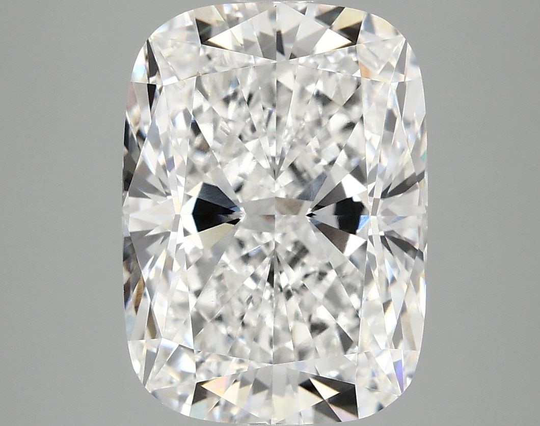 Loose Diamond - CUSHION MODIFIED 5.09ct E VVS2: Loose Diamond - CUSHION MODIFIED 5.09ct E VVS2 Source: This is a real non-mined Diamond that has been grown in a lab Shape: CUSHION MODIFIED Carats: 5.09 Color: E Clarity: VVS2 Certification: IGI
