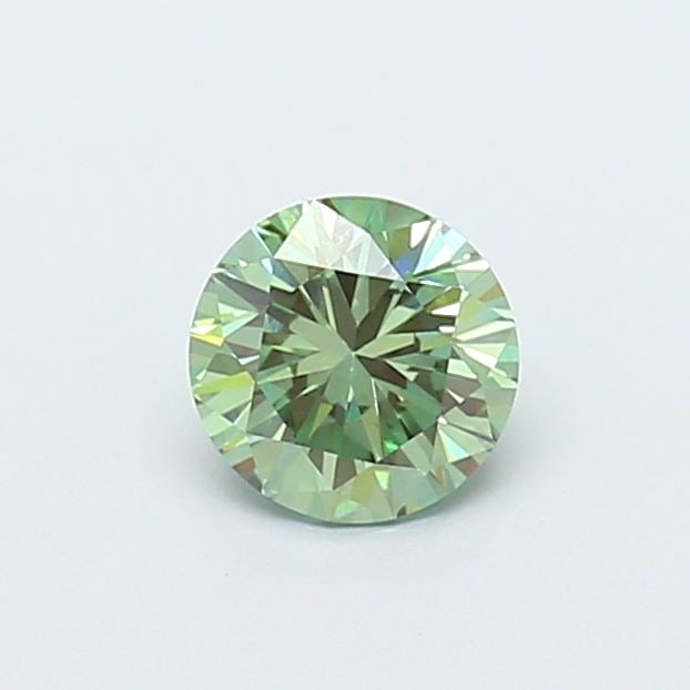 Loose Diamond - ROUND 0.9ct Fancy Vivid Green VS1: Loose Diamond - ROUND 0.9ct Fancy Vivid Green VS1 Source: This is a real non-mined Diamond that has been grown in a lab Shape: ROUND Carats: 0.9 Color: Fancy Vivid Green Certification: IGI Video: